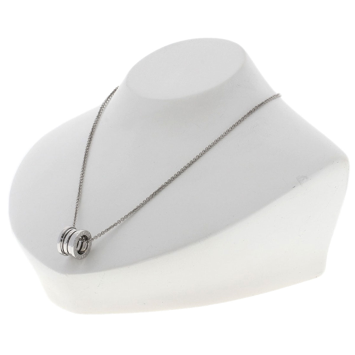 BVLGARI B.zero1 Necklace K18 White Gold Ladies [Used]