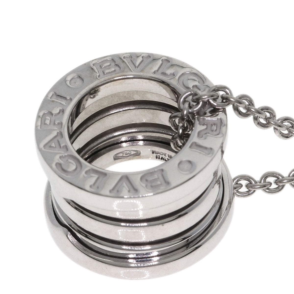 BVLGARI B.zero1 Necklace K18 White Gold Ladies [Used]
