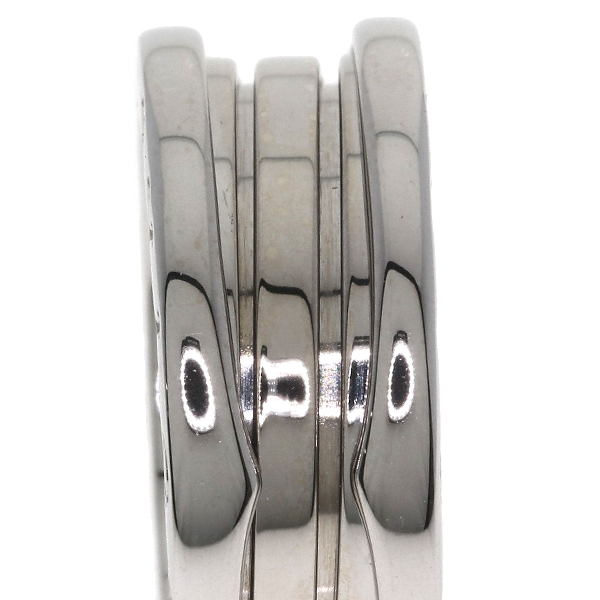 BVLGARI B.zero1 2 band #54 Ring K18 White Gold Ladies [Used]