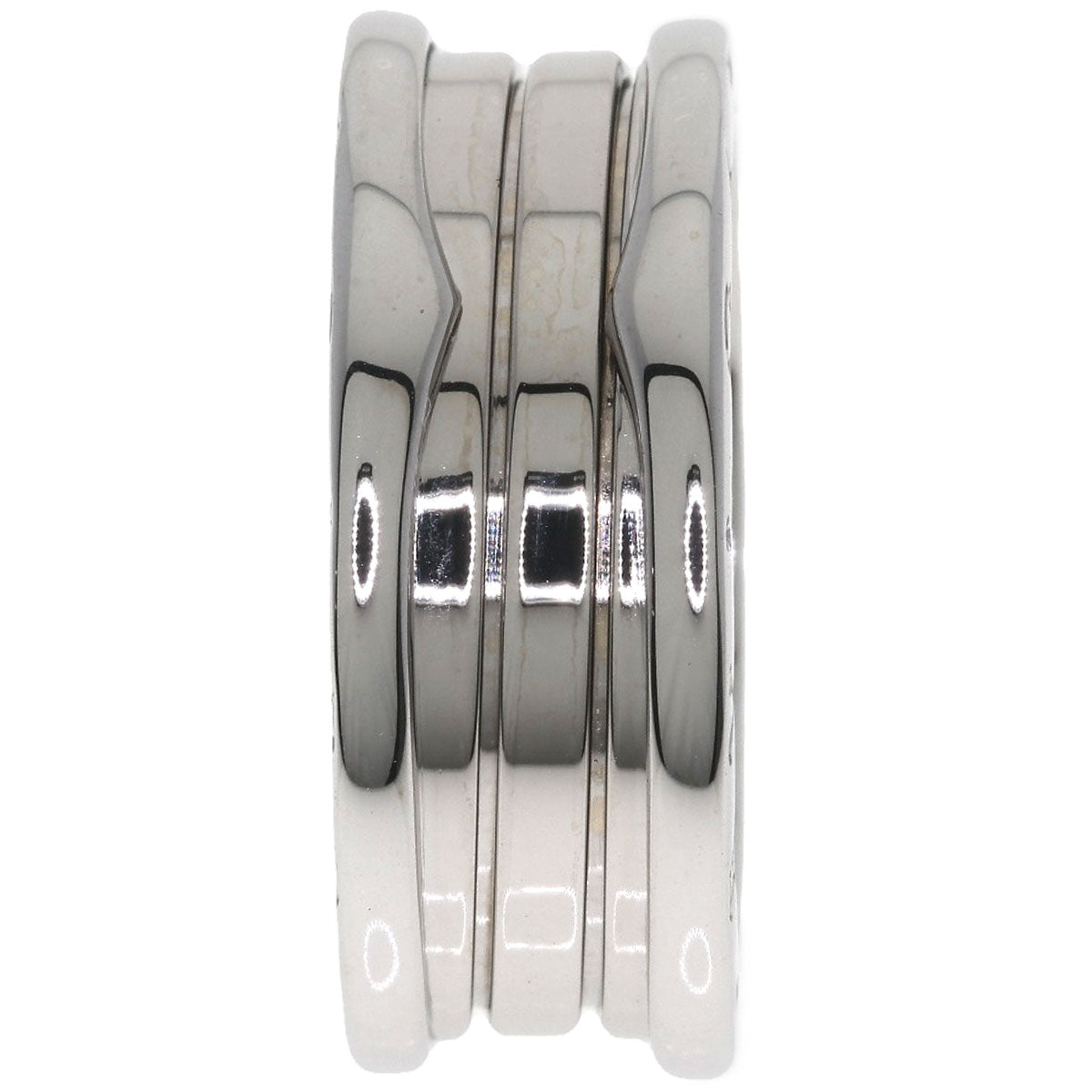 BVLGARI B.zero1 3 bands #60 Ring K18 White Gold Ladies [Used]