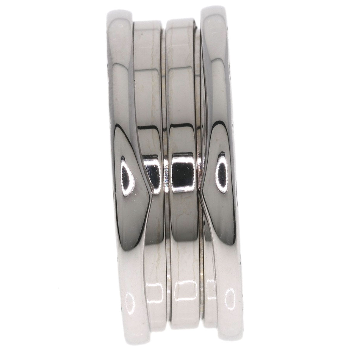 BVLGARI B.zero1 3 bands #60 Ring K18 White Gold Ladies [Used]