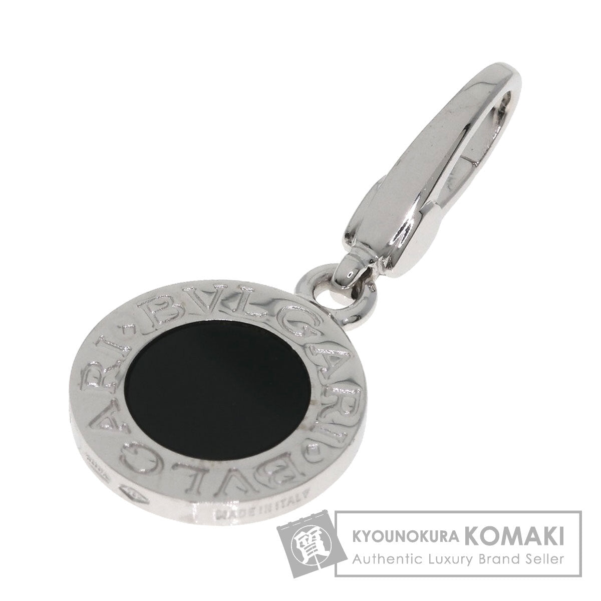BVLGARI BVLGARI BVLGARI Onyx Pendant top K18 White Gold Ladies [Used]