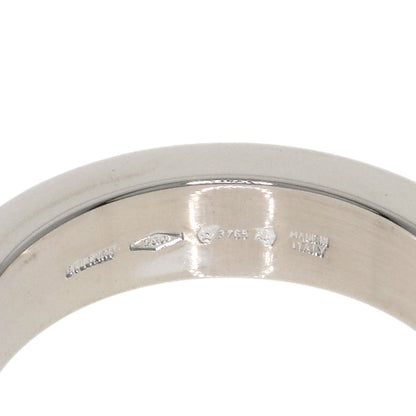 BVLGARI Double logo 1P Diamond Ring K18 White Gold Ladies [Used]