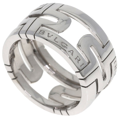 BVLGARI Parentesi Open #58 Ring K18 White Gold Ladies [Used]