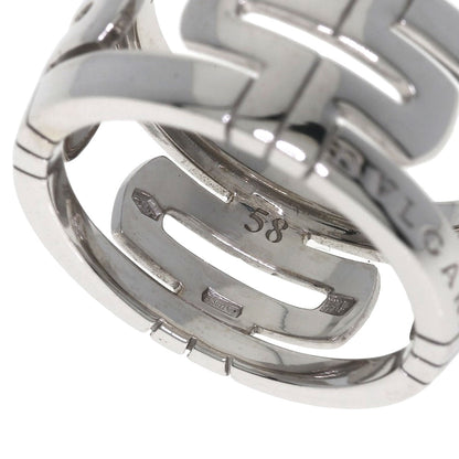 BVLGARI Parentesi Open #58 Ring K18 White Gold Ladies [Used]