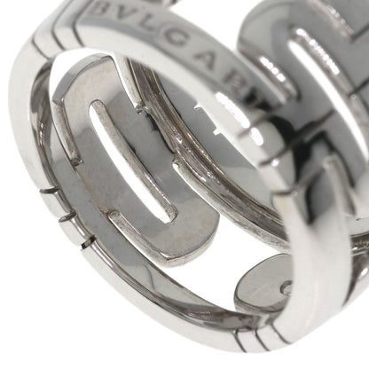 BVLGARI Parentesi Open #58 Ring K18 White Gold Ladies [Used]
