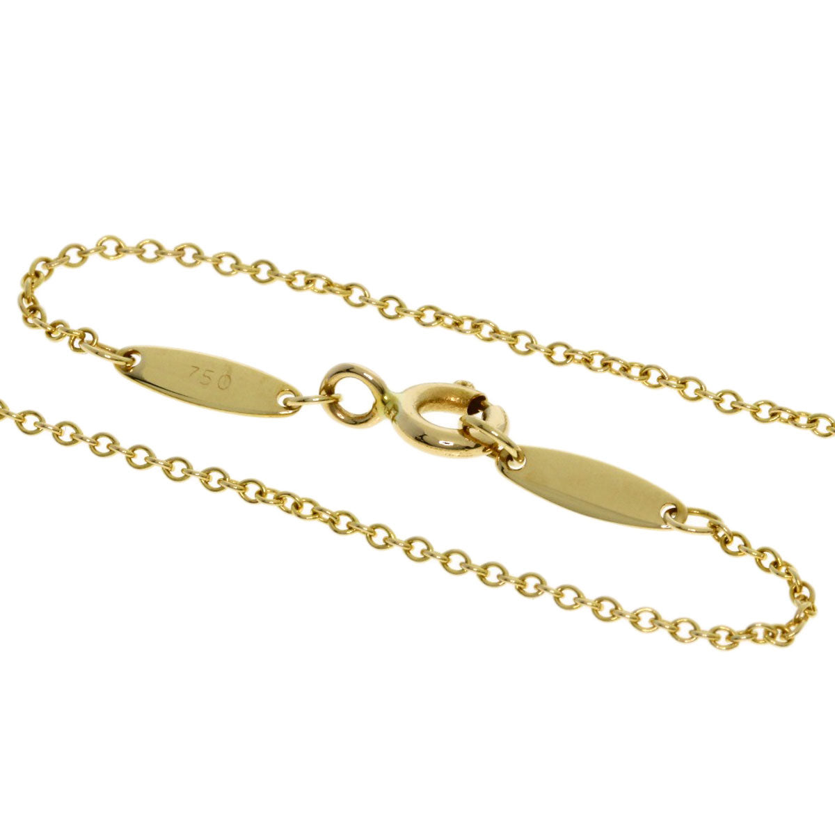 TIFFANY&Co. By The Yard Diamond Necklace K18 Yellow Gold Ladies [Used]