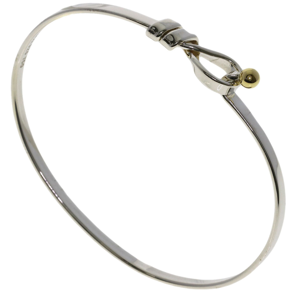 TIFFANY&Co. Hook & Eye Bracelet Silver 18K Yellow GoldLadies [Used]