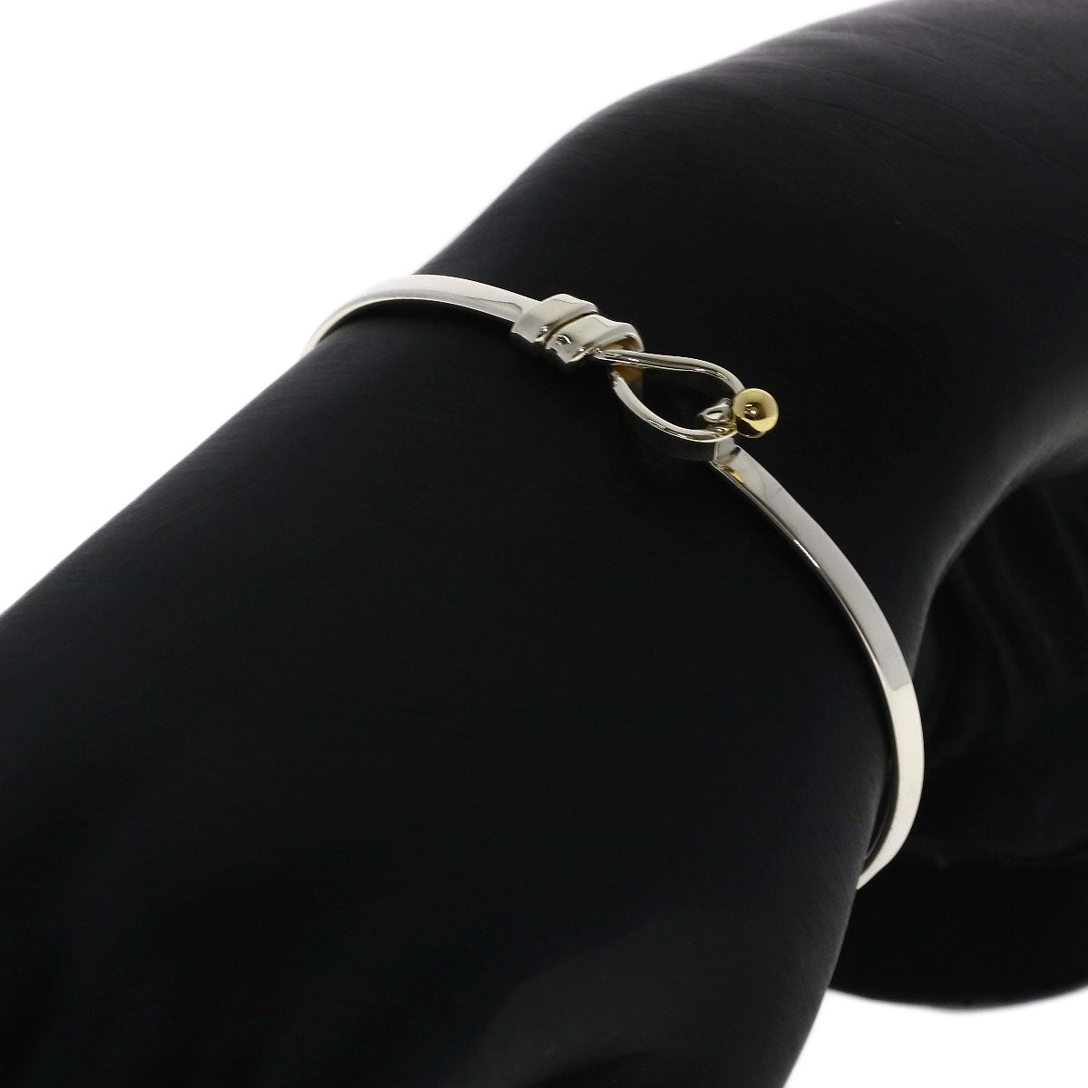 TIFFANY&Co. Hook & Eye Bracelet Silver 18K Yellow GoldLadies [Used]