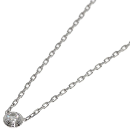CARTIER Damour Diamantleger SM Diamond Necklace K18 White Gold Ladies [Used]