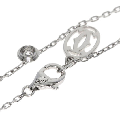 CARTIER Damour Diamantleger SM Diamond Necklace K18 White Gold Ladies [Used]