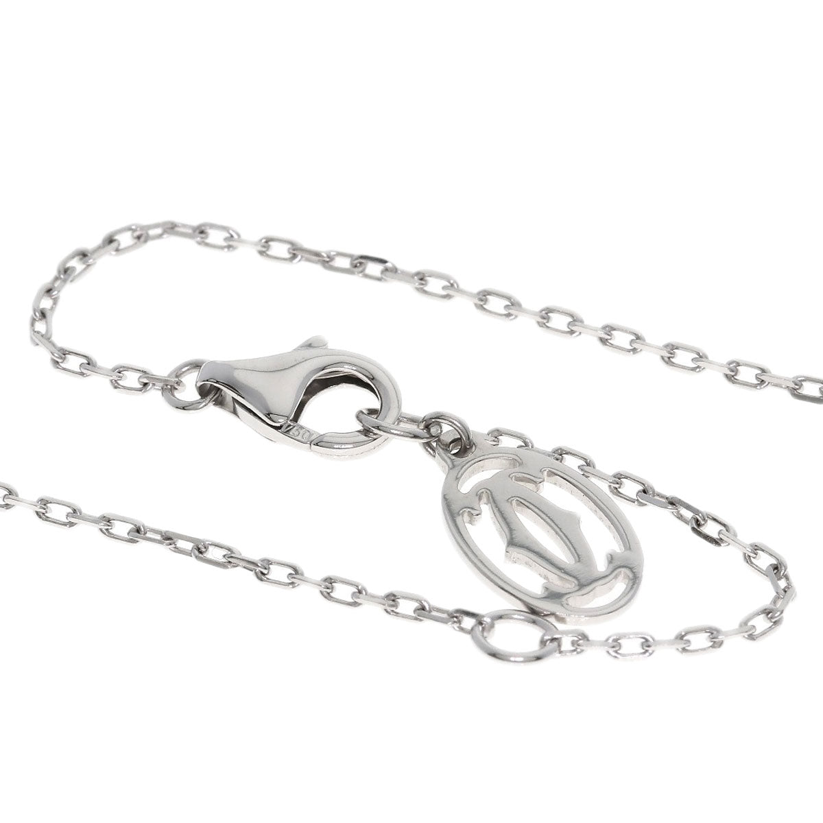 CARTIER Damour Diamantleger SM Diamond Necklace K18 White Gold Ladies [Used]
