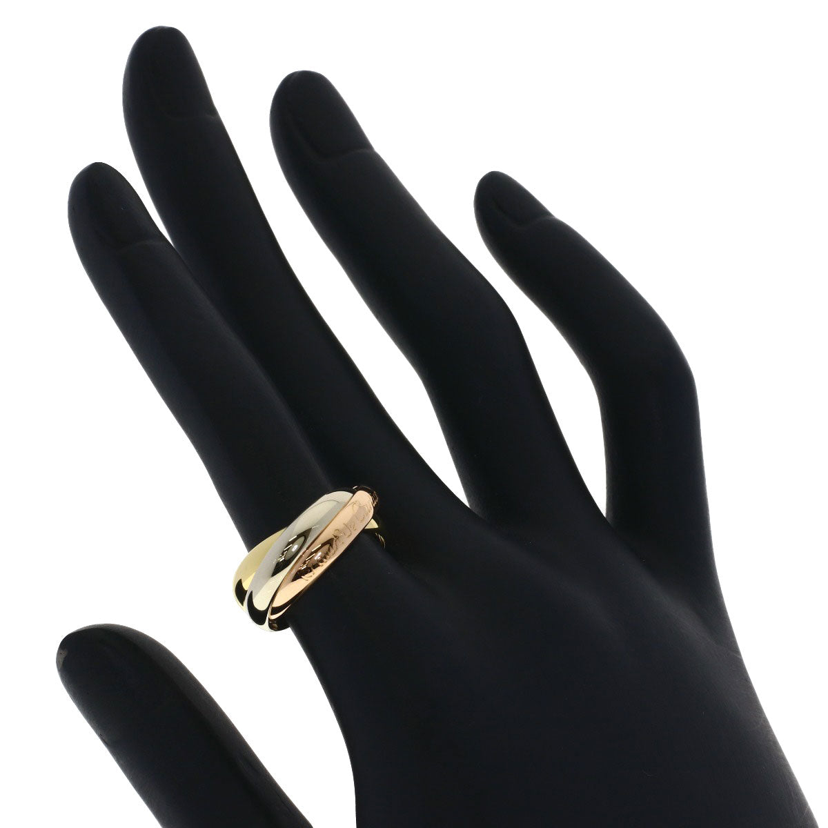 CARTIER Trinity #51 Ring K18 Yellow Gold K18 White GoldLadies [Used]