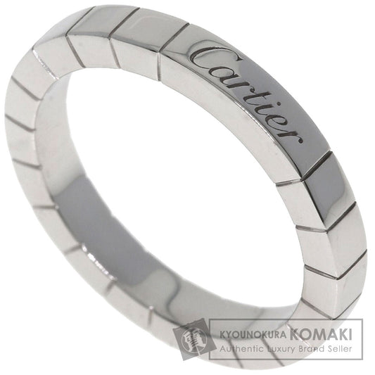 CARTIER Laniere # 54 Ring K18 White Gold Ladies [Used]