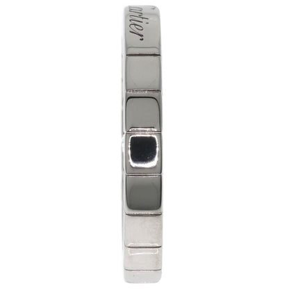 CARTIER Laniere # 54 Ring K18 White Gold Ladies [Used]