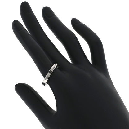 CARTIER Laniere # 54 Ring K18 White Gold Ladies [Used]