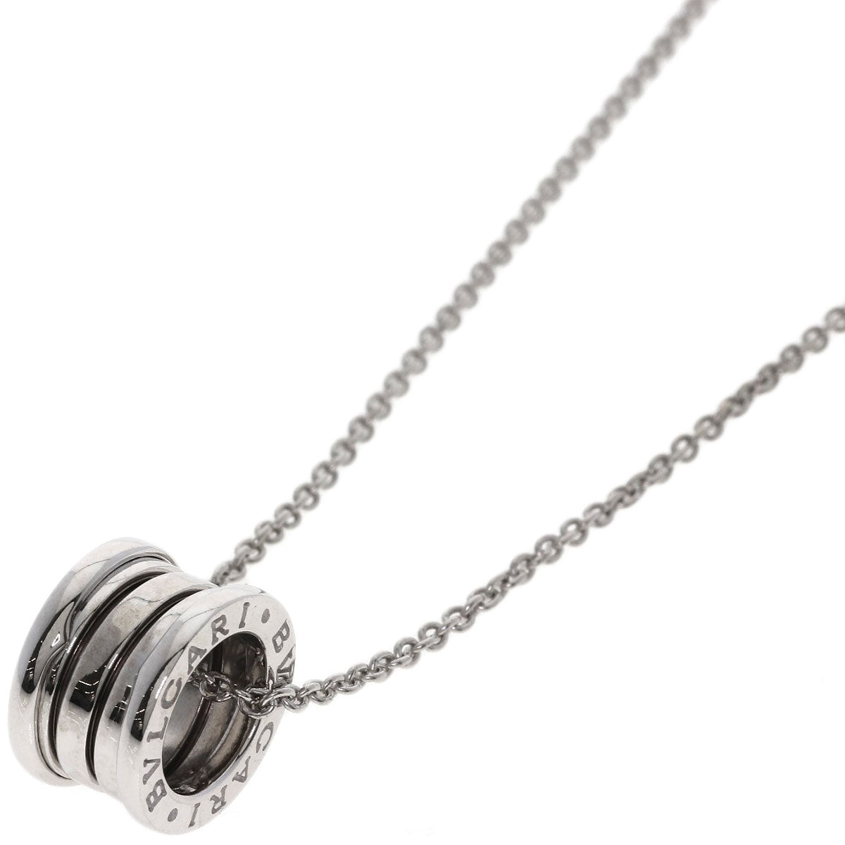 BVLGARI B.zero1 Necklace K18 White Gold Ladies [Used]