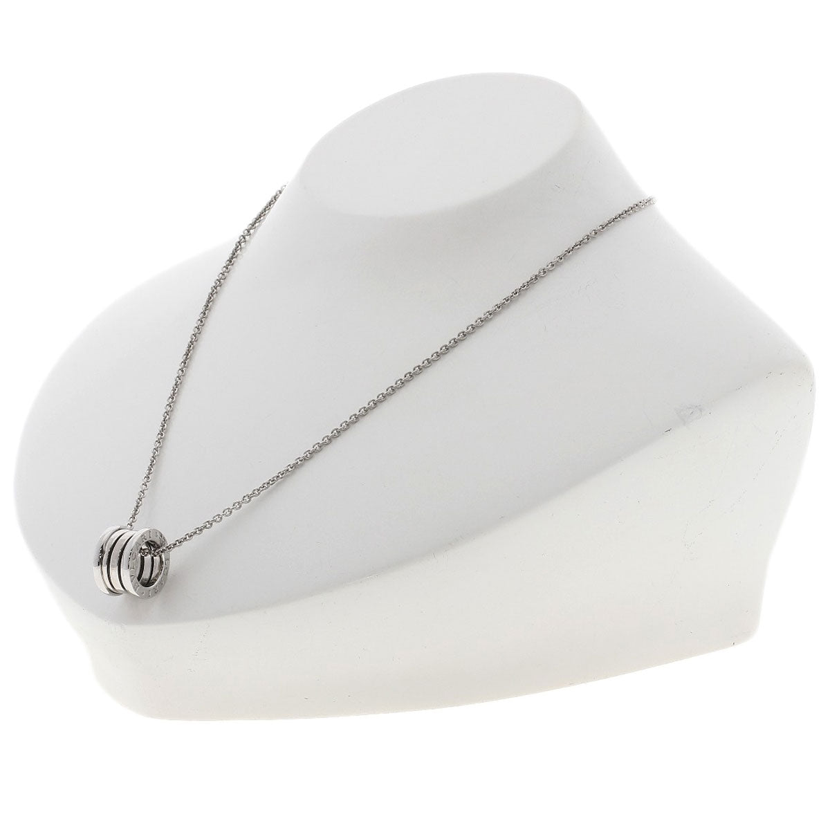 BVLGARI B.zero1 Necklace K18 White Gold Ladies [Used]