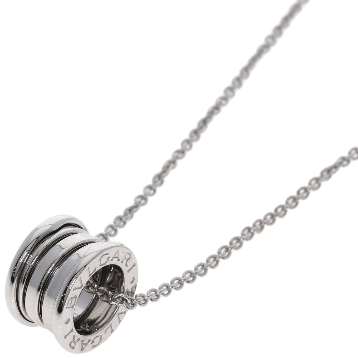 BVLGARI B.zero1 Necklace K18 White Gold Ladies [Used]