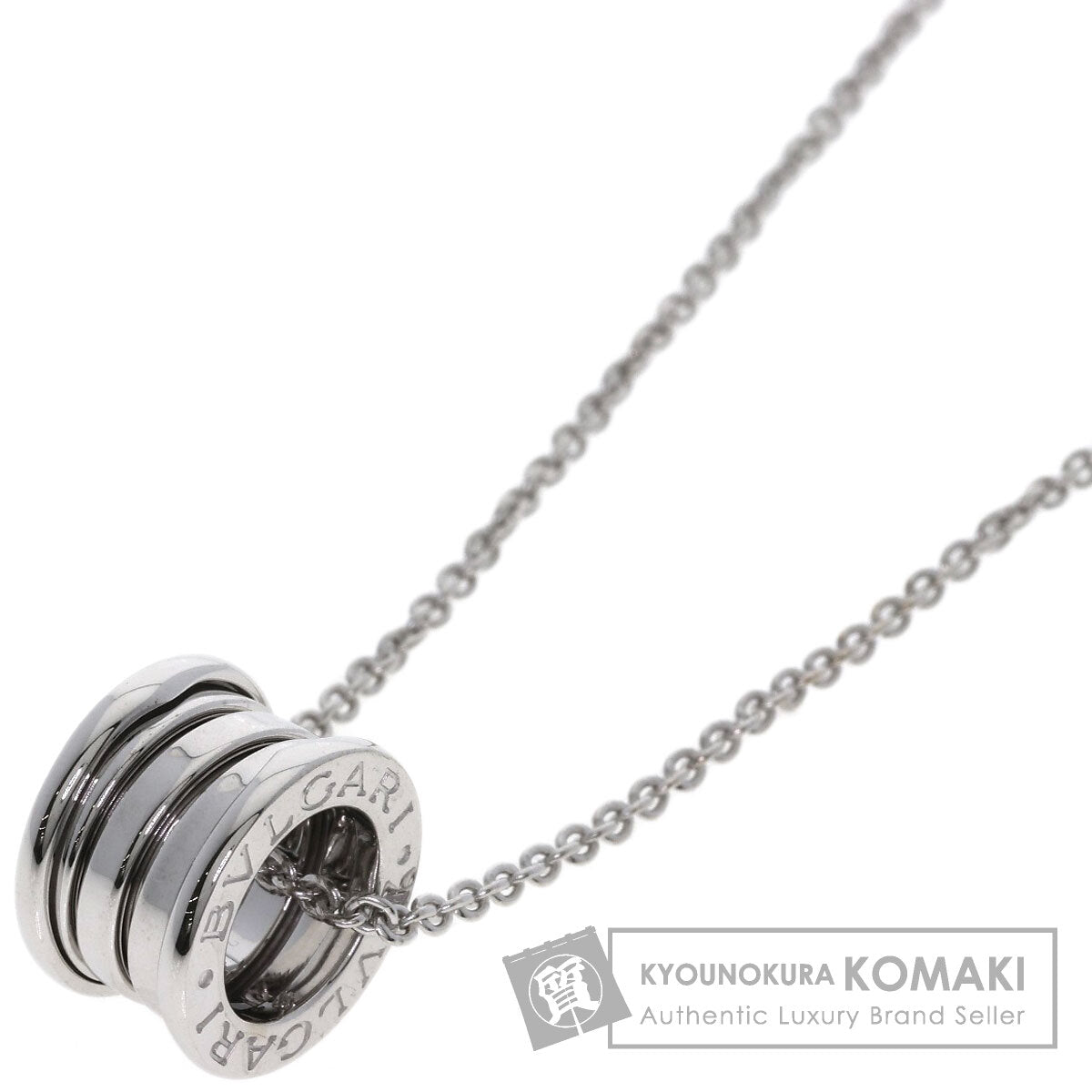 BVLGARI B.zero1 Necklace K18 White Gold Ladies [Used]