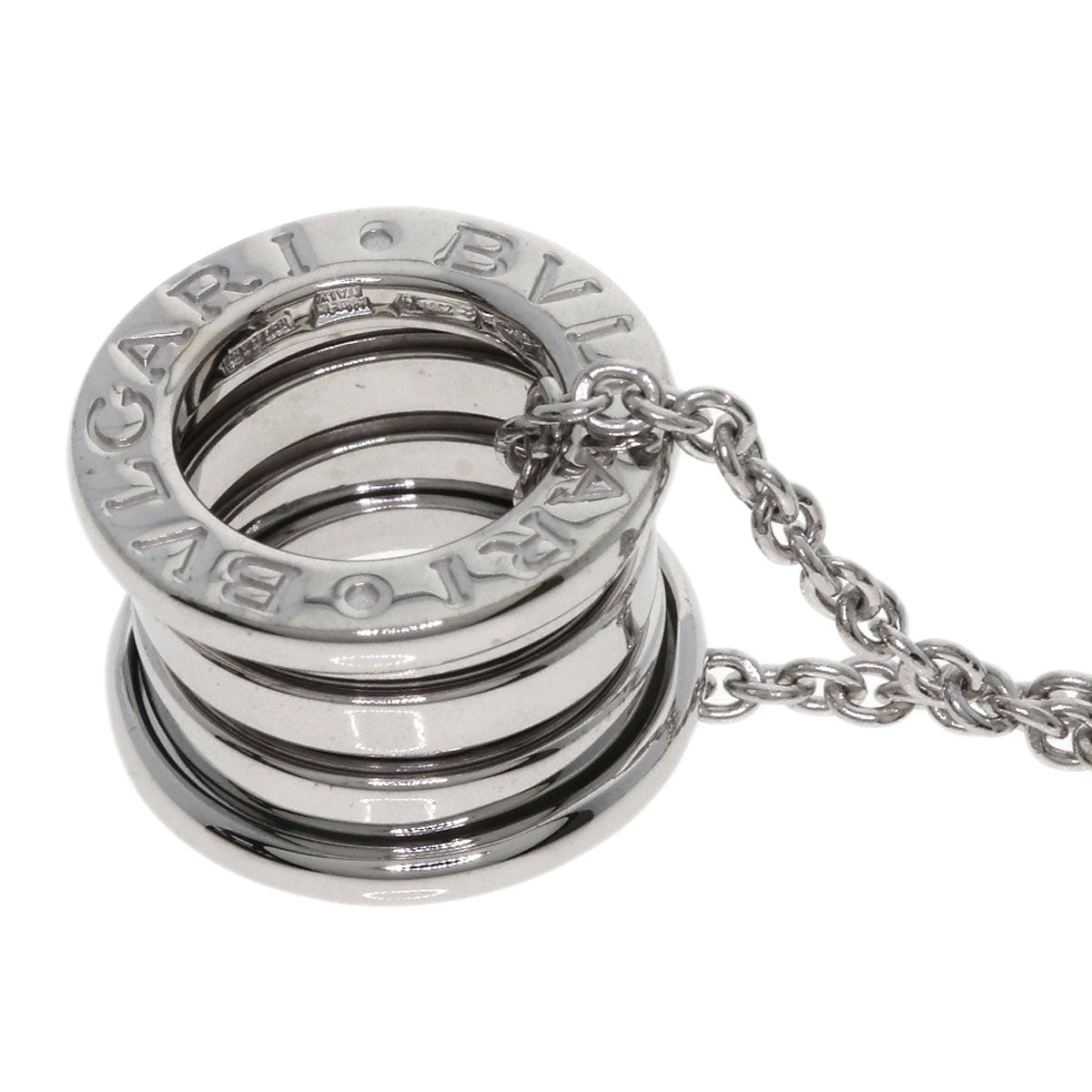 BVLGARI B.zero1 Necklace K18 White Gold Ladies [Used]