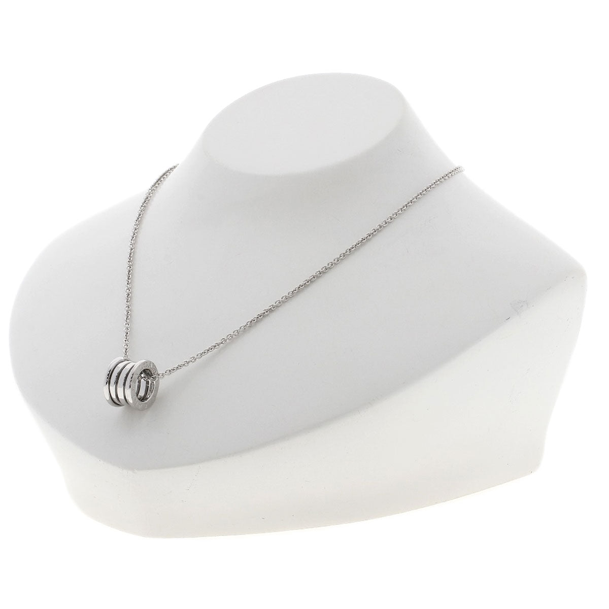 BVLGARI B.zero1 Necklace K18 White Gold Ladies [Used]