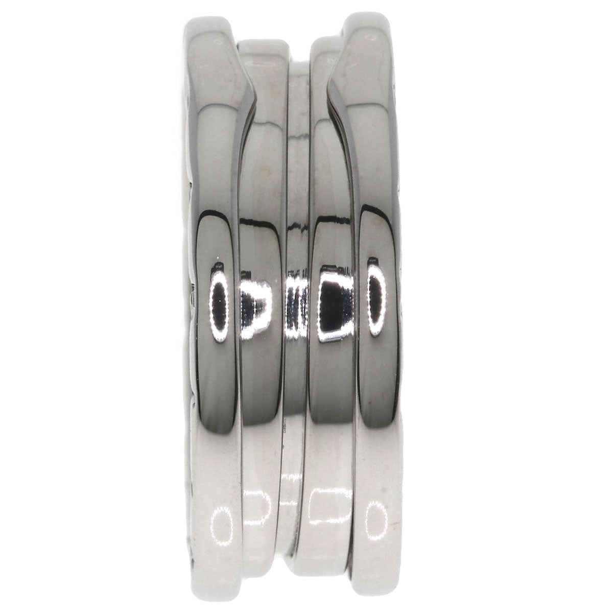 BVLGARI B.zero1 2 bands #56 Ring K18 White Gold Ladies [Used]