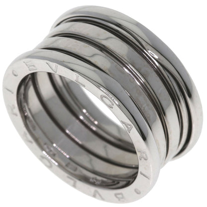 BVLGARI B.zero1 4 band #55 Ring K18 White Gold Ladies [Used]