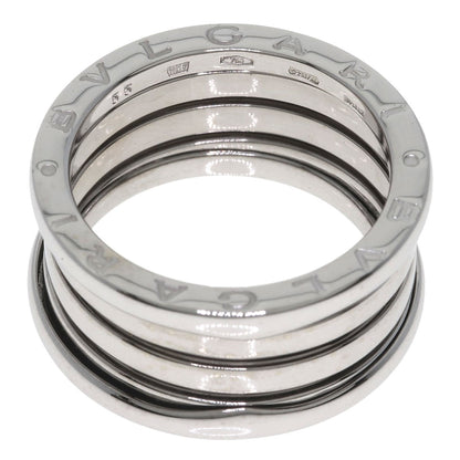 BVLGARI B.zero1 4 band #55 Ring K18 White Gold Ladies [Used]
