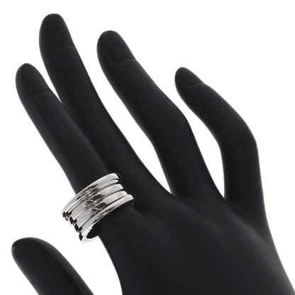 BVLGARI B.zero1 4 band #55 Ring K18 White Gold Ladies [Used]