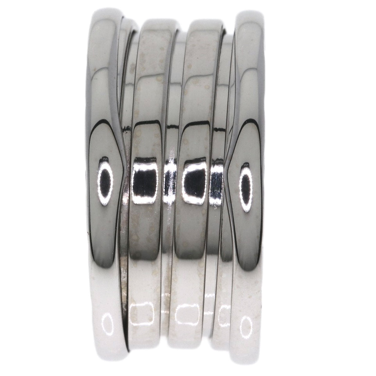 BVLGARI B.zero1 4 band #55 Ring K18 White Gold Ladies [Used]