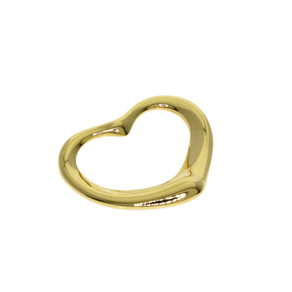 TIFFANY&Co. Open heart Pendant top K18 Yellow Gold Ladies [Used]