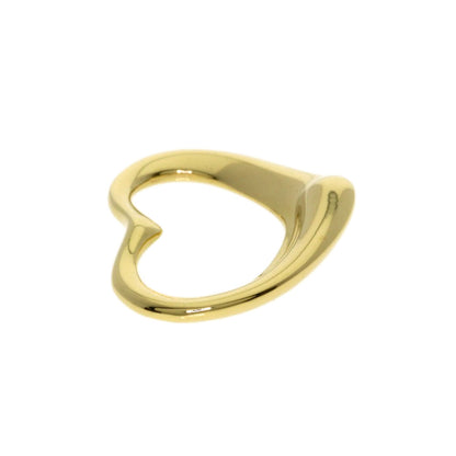 TIFFANY&Co. Open heart Pendant top K18 Yellow Gold Ladies [Used]