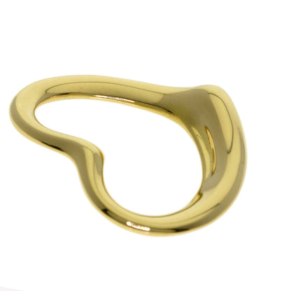 TIFFANY&Co. Open heart Pendant top K18 Yellow Gold Ladies [Used]