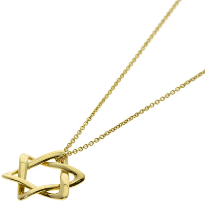 TIFFANY&Co. Star of david Necklace K18 Yellow Gold Ladies [Used]