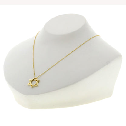 TIFFANY&Co. Star of david Necklace K18 Yellow Gold Ladies [Used]