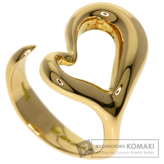 TIFFANY&Co. Open heart Ring K18 Yellow Gold Ladies [Used]