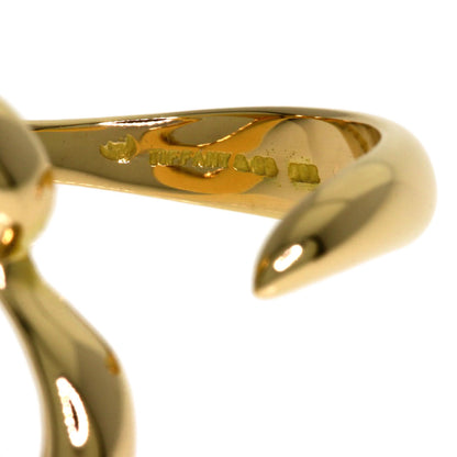 TIFFANY&Co. Open heart Ring K18 Yellow Gold Ladies [Used]