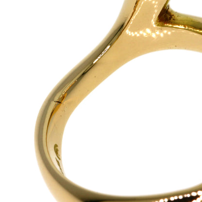 TIFFANY&Co. Open heart Ring K18 Yellow Gold Ladies [Used]