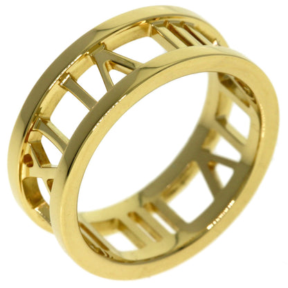 TIFFANY&Co. Atlas open Ring K18 Yellow Gold Ladies [Used]