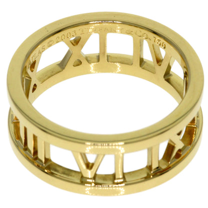 TIFFANY&Co. Atlas open Ring K18 Yellow Gold Ladies [Used]