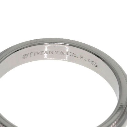 TIFFANY&Co. Milgrain 1P Diamond Ring Platinum PT950 Ladies [Used]