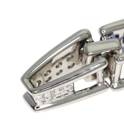 Jeunet Sapphire Diamond Pendant top K18 White Gold Ladies [Used]