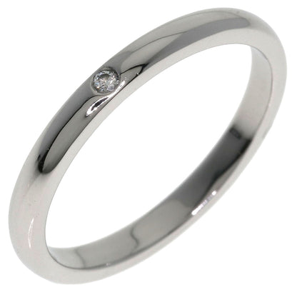 TIFFANY&Co. Band ring with 1 diamond Ring Platinum PT950 Ladies [Used]