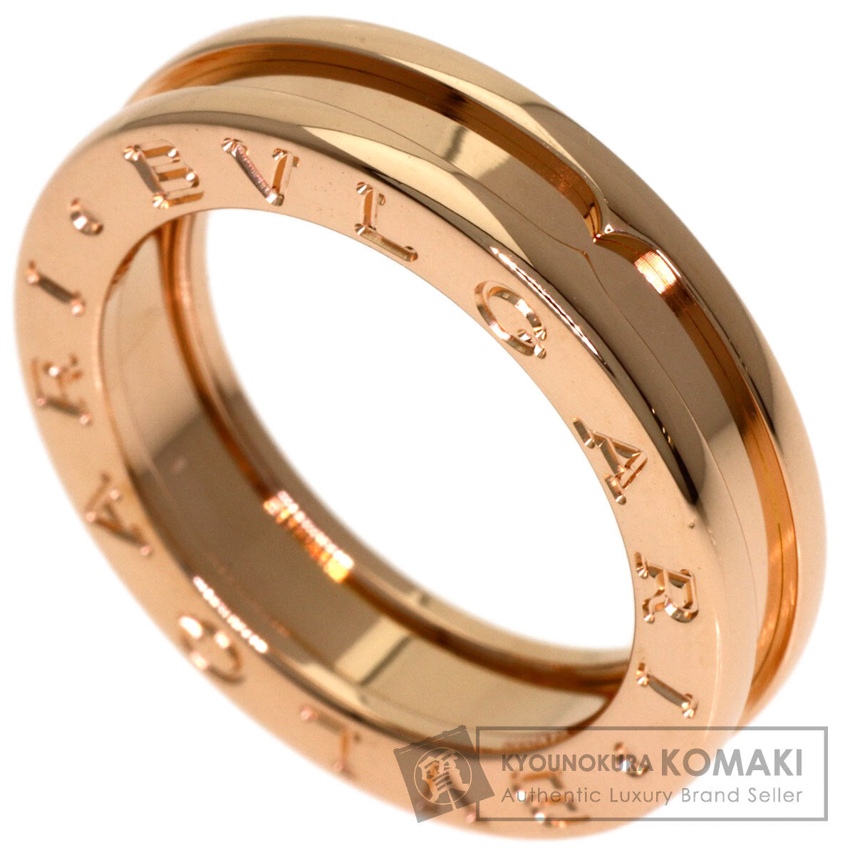 BVLGARI B.zero1 1 band #49 Ring K18 Pink Gold Ladies [Used]