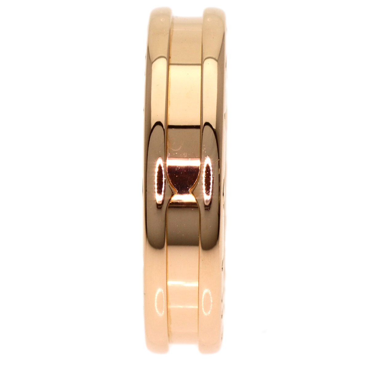 BVLGARI B.zero1 1 band #49 Ring K18 Pink Gold Ladies [Used]