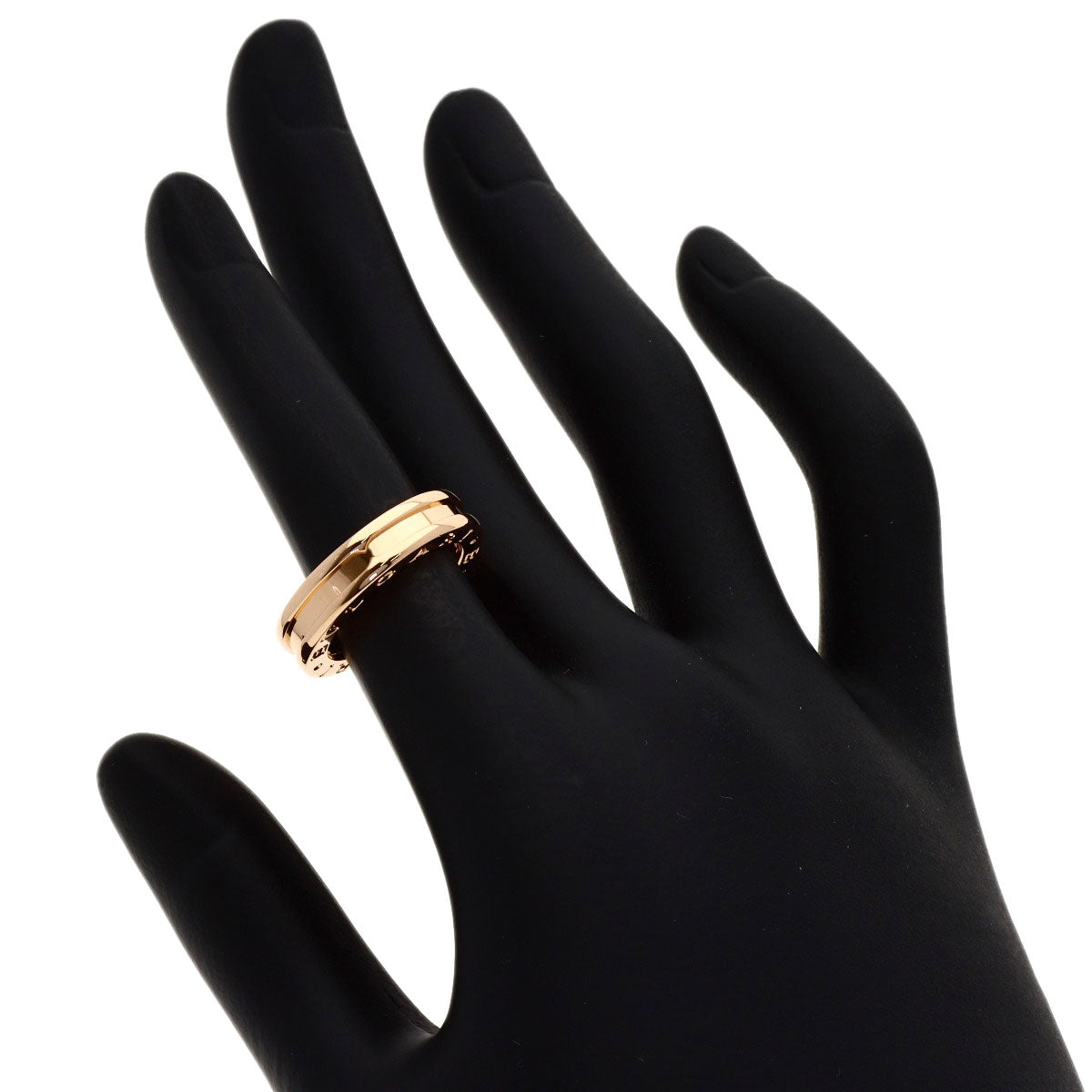 BVLGARI B.zero1 1 band #49 Ring K18 Pink Gold Ladies [Used]