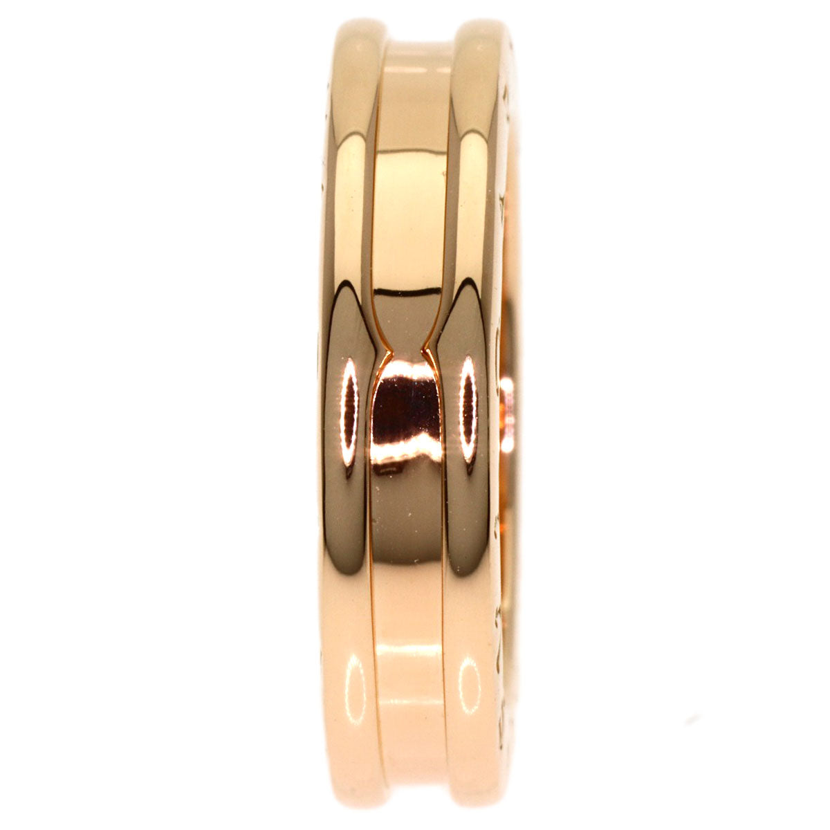 BVLGARI B.zero1 1 band #49 Ring K18 Pink Gold Ladies [Used]