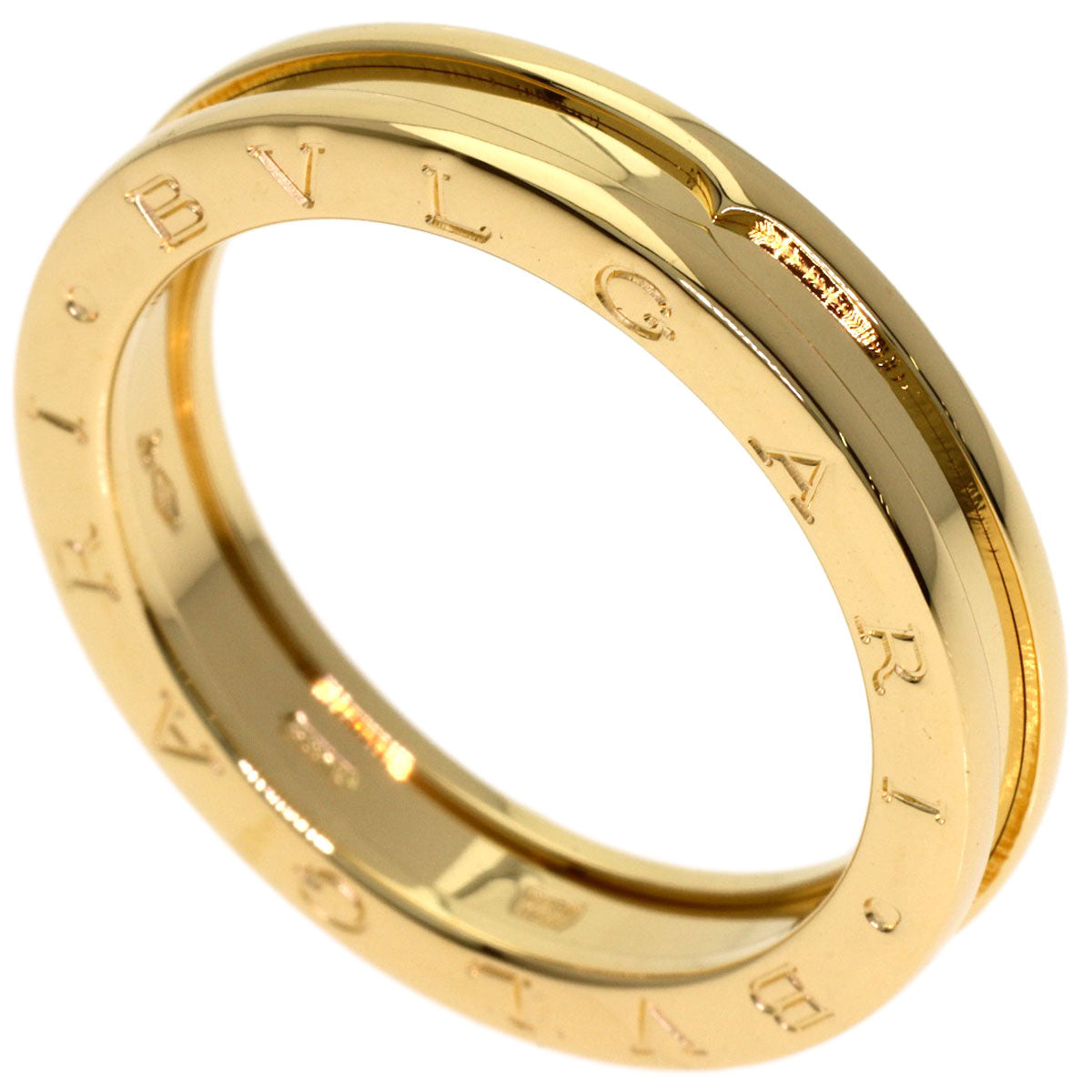 BVLGARI B.zero1 1 band #64 Ring K18 Yellow Gold unisex [Used]