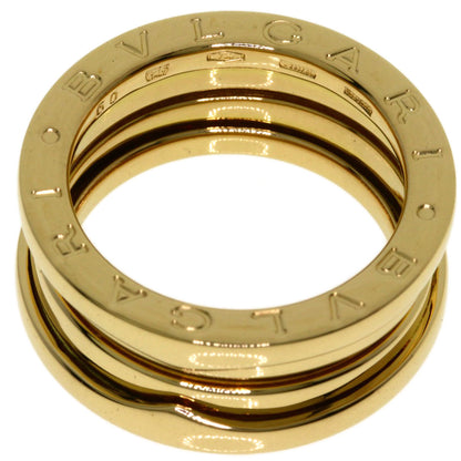 BVLGARI B.zero1 2 band #50 Ring K18 Yellow Gold Ladies [Used]